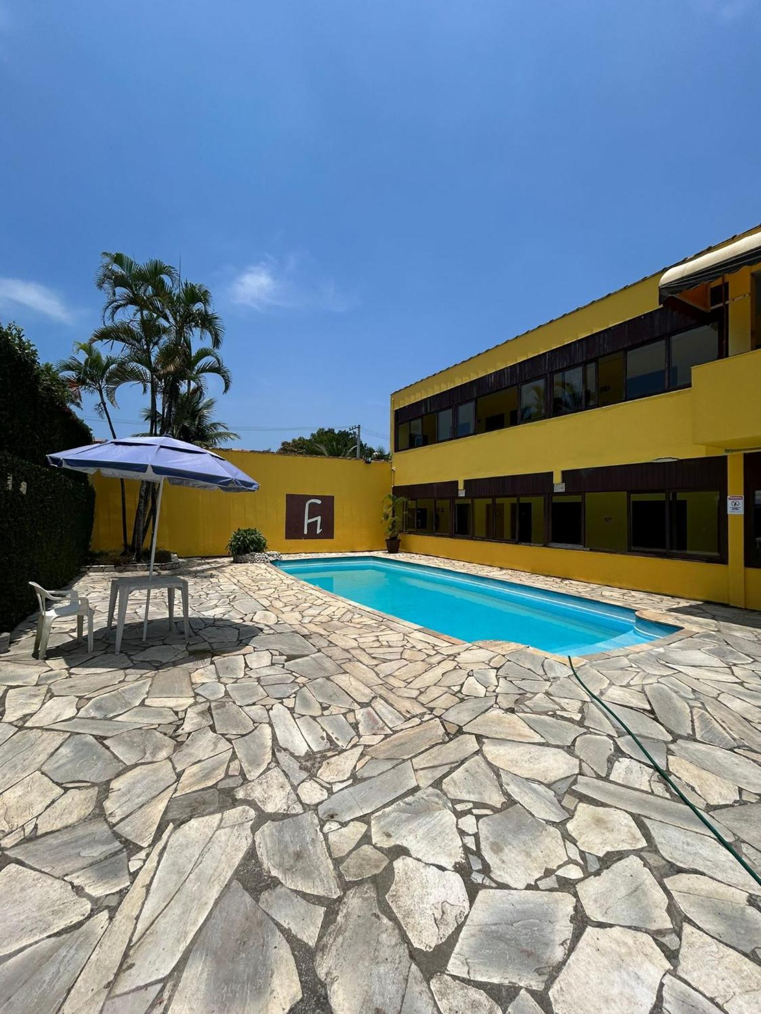 Pousada E Restaurante Frente Mar H กัวรูจา ภายนอก รูปภาพ