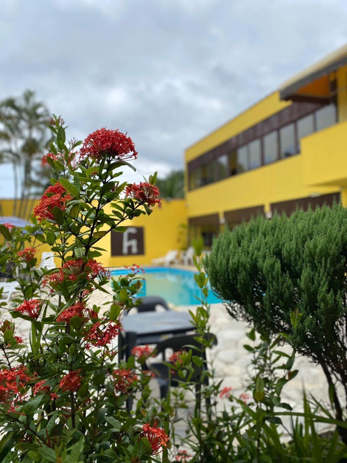 Pousada E Restaurante Frente Mar H กัวรูจา ภายนอก รูปภาพ