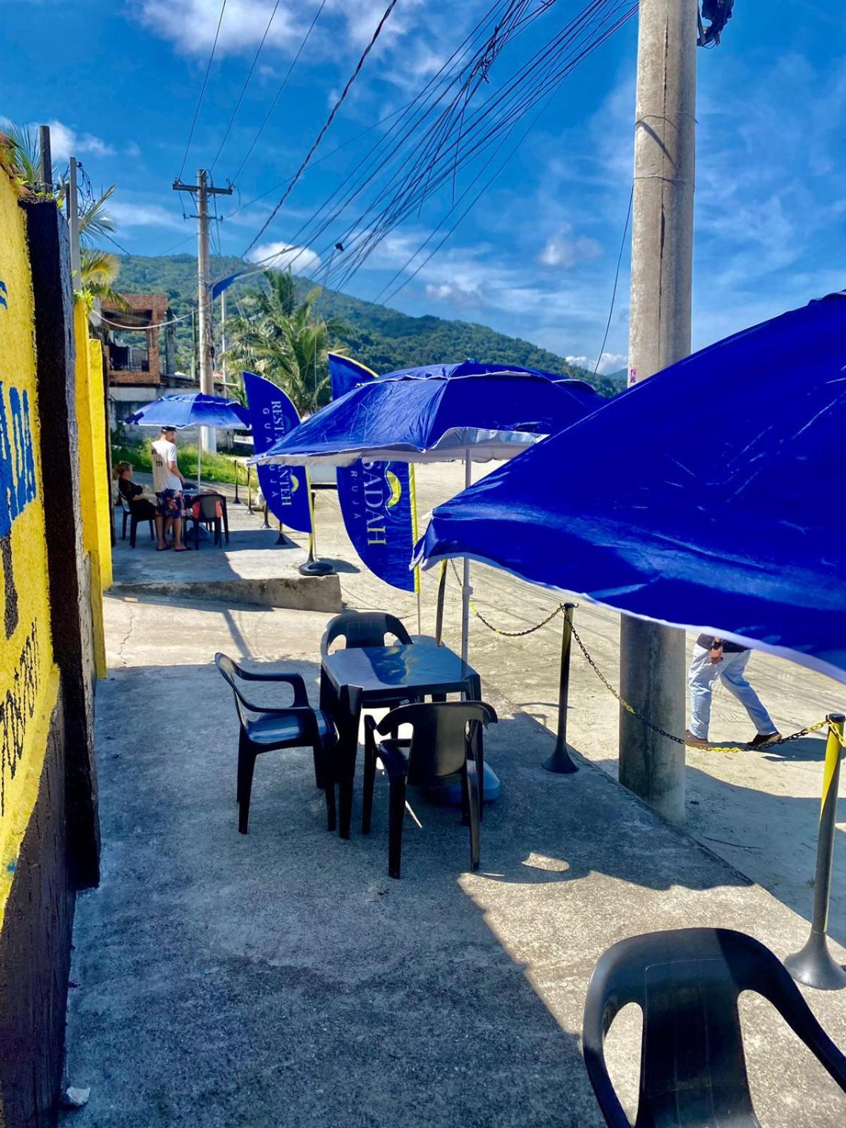 Pousada E Restaurante Frente Mar H กัวรูจา ภายนอก รูปภาพ